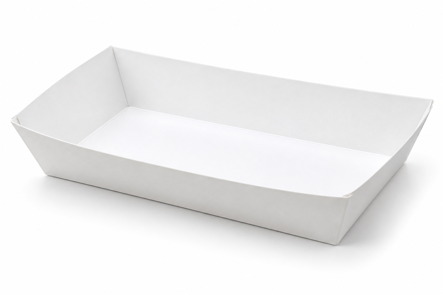 BIG TREE BOAT TRAY M SIZE (WHITE) 105X174X35MM